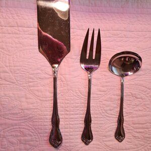 Reed & Barton 18/10 Stainless Serving peices Lasagna, Gravy, Meat